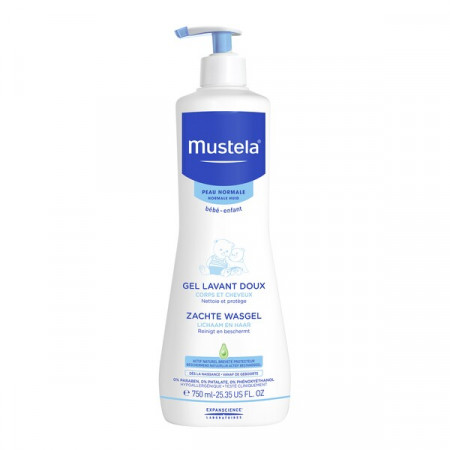 MUSTELA BEBE Żel delikatny do mycia 750ml