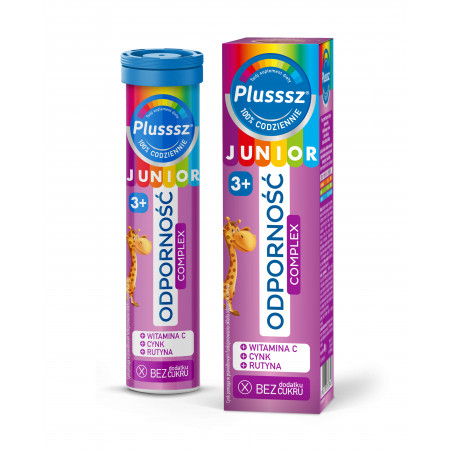 Plusssz Junior Odporność Complex, tabletki musujące, 20 szt.