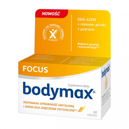 Bodymax Focus, 30 tabletek