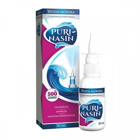 Puri-nasin,roztwór izotoniczny wody morskiej,spray,50ml