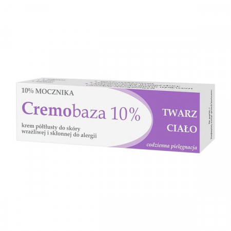 Cremobaza 10%, krem półtłusty z mocznikiem, 30 g