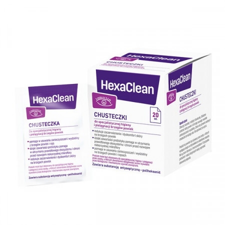 HexaClean, chusteczki do specjalistycznej higieny i pielęgnacji