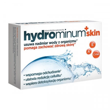 Hydrominum + skin, tabletki, 30 szt.( data ważności 04/2022 r. )