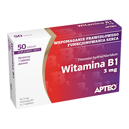 Witamina B1 Apteo, tabletki,50 sztuk