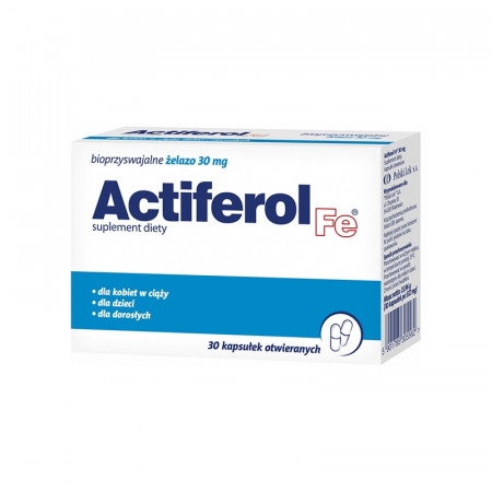 ActiFerol Fe żelazo 30 mg 30 kaps.