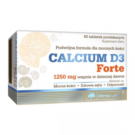 Olimp Calcium D3 Forte, tabletki powlekane, wapno 60 szt.