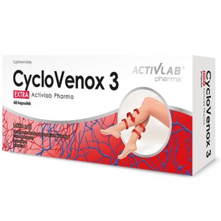 CycloVenox 3 Extra Activlab Pharma, 60 kapsułek żylaki