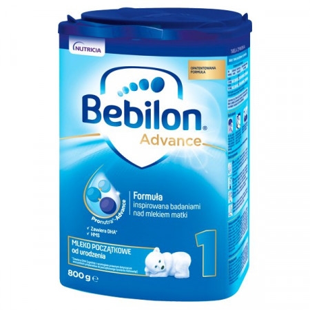 Bebilon Advance 1, mleko początkowe, od urodzenia, 800 g