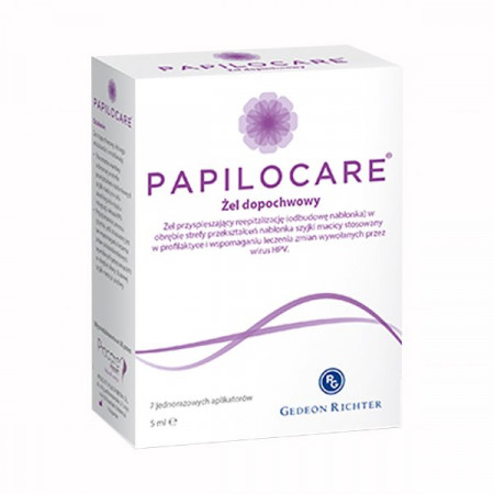 Papilocare żel dopochwowy 7 x 5ml