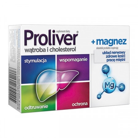 Proliver + Magnez, wątroba tabletki, 30 szt.