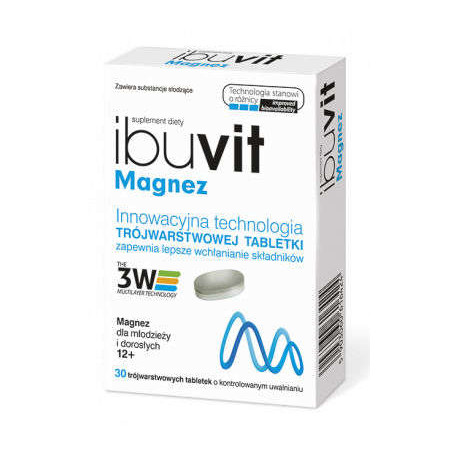 Ibuvit Magnez, 30 tabletek