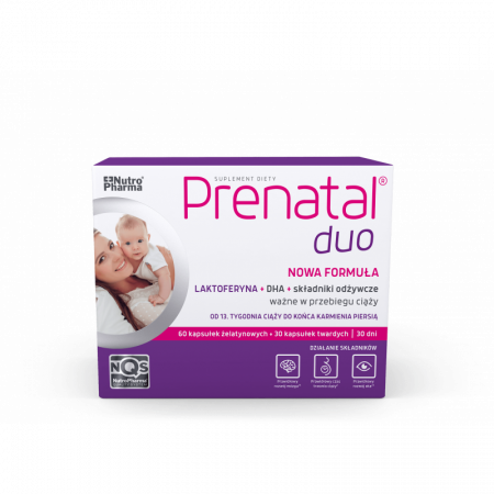 Prenatal Duo, 600 DHA, tabletki, 30 szt. + kapsułki, 60 szt.