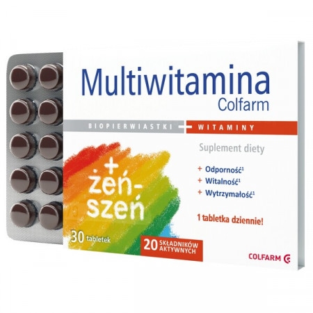 Max Multiwitamina Colfarm, tabletki, 30 szt.