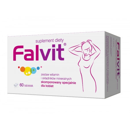 Falvit, tabletki drażowane, 60 szt.