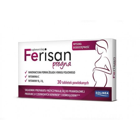 Ferisan Pregna, 30 tabletek powlekanych
