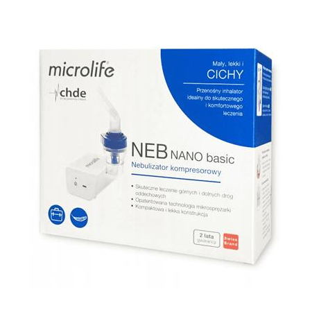 Inhalator tłokowy, Microlife NEB NANO Basic, 1 szt.