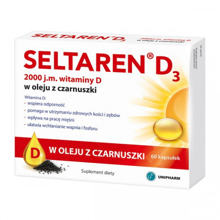 Seltaren D3, kapsułki, 60 szt.