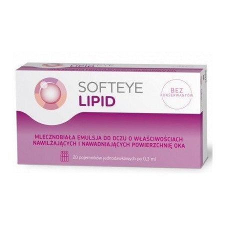 Softeye Lipid 20 pojemniczków x 0,3ml