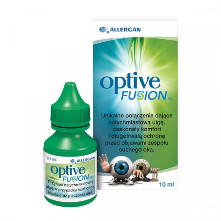 Optive Fusion, krople do oczu, 10 ml