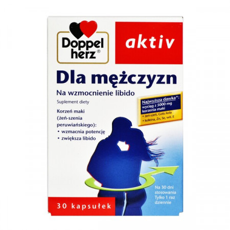 Doppelherz aktiv Dla Mężczyzn, kapsułki, 30 szt.