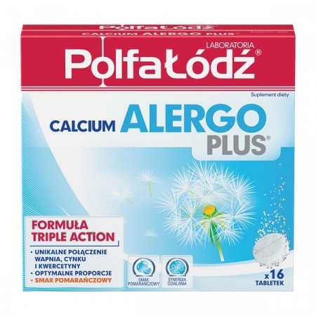 Laboratoria PolfaŁódź Calcium Alergo Plus, tabletki musujące