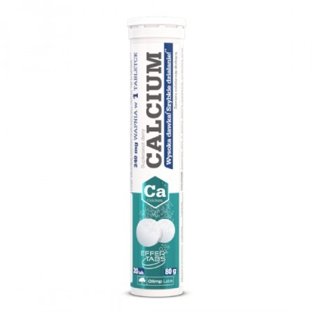Olimp Calcium x 20 tabl musujących o smaku cytrynowym wapno