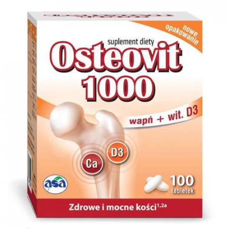 Osteovit 1000, tabletki, wapno 100 szt.