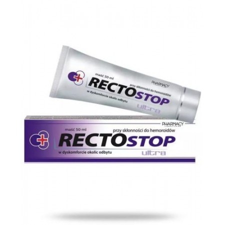 Rectostop Ultra, maść przy skłonności do hemoroidów, 50 ml