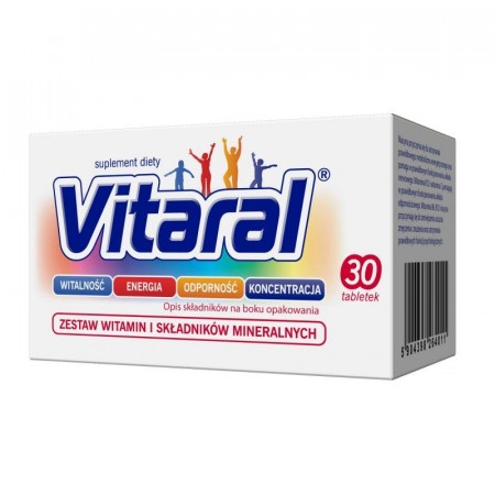 Vitaral, tabletki powlekane, 30 szt.