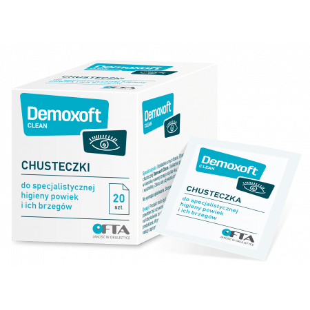 Demoxoft Clean, chusteczki do pielęgnacji podrażnionej skóry, n