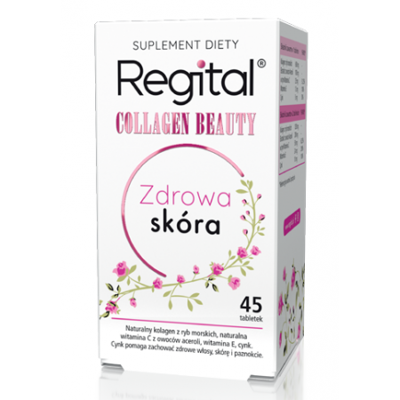 Regital Collagen Beauty - Zdrowa Skóra, 45 tabletek
