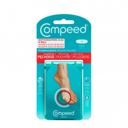 Compeed Plastry na pęcherze, wąskie, 6 szt