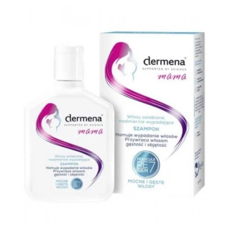 Dermena Mama, wzmacniający szampon do włosów osłabionych