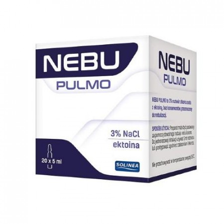 NEBU PULMO roztwór do inhalacji 20 ampułek a 5ml