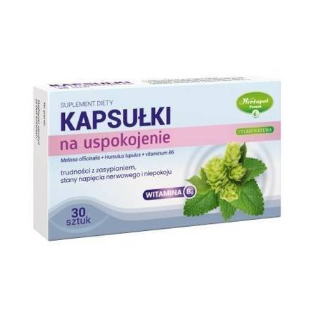 Kapsułki na uspokojenie Tylko Natura 30 kapsułek