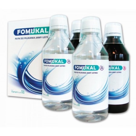 Fomukal płyn do płukania jamy ustnej A225 ml + B225 ml