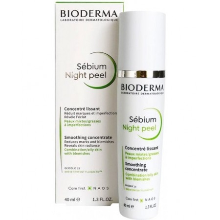 BIODERMA SEBIUM NIGHT PEEL serum 40 ml