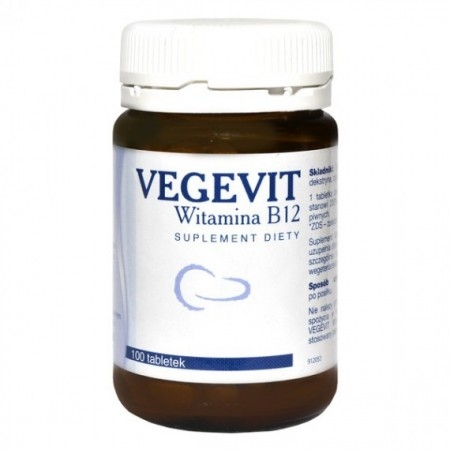Vegevit Witamina B12 suplement diety 100 tabletek
