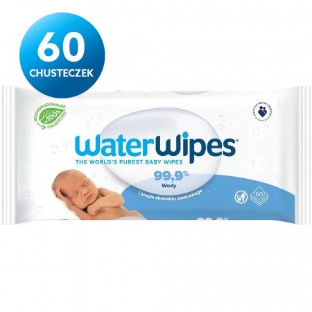 WaterWipes BIO Chusteczki nasączone wodą x 60 sztuk