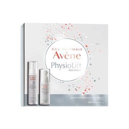 AVENE Zestaw Physiolift Balsam noc, 30ml + krem pod oczy, 15ml