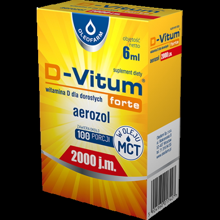 D-Vitum forte aerozol 2000 j.m. płyn 6ml