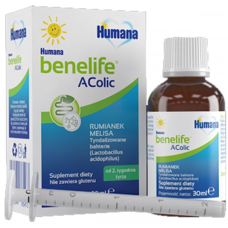 HUMANA benelife AColic płyn 30 ml