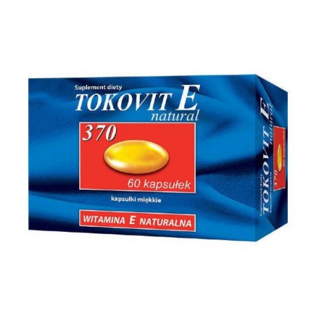 Tokovit E 370 - naturalna witamina E, 60kaps.