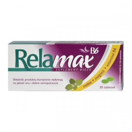 Relamax B6, tabletki powlekane, 30 szt.