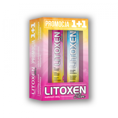 Litoxen - zestaw Slim+Elektrolity, 20+20 tabletek musujących