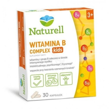 Naturell Witamina B Complex Kids, kapsułki, 30 szt