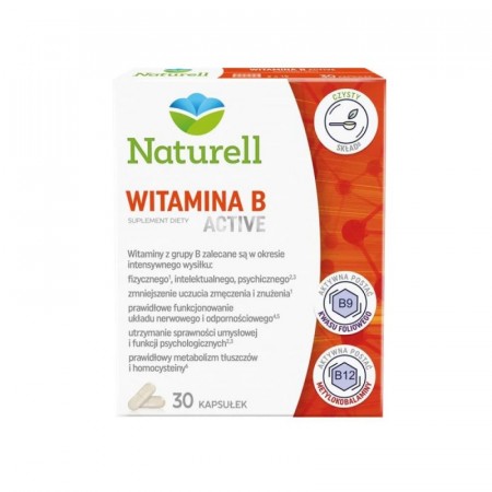 Naturell Witamina B Active, kapsułki, 30szt