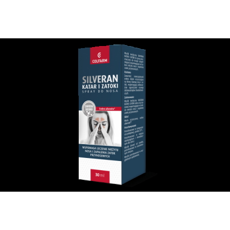 Silveran Katar i zatoki Spray do nosa 30ml