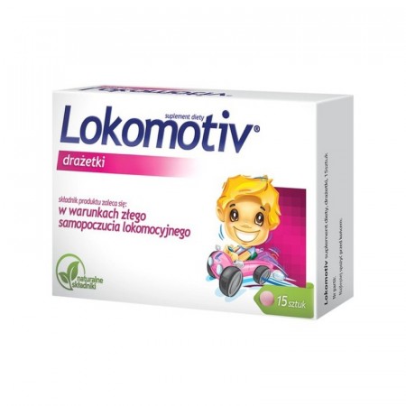 Lokomotiv drażetki - 15 tabletek