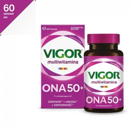 Vigor Multiwitamina Ona 50+ 60 tabletek